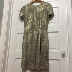 Dalia Gold Cocktail Dress 🌟